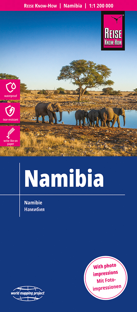 Reise Know-How Landkarte Namibia (1:1.200.000) -  Reise Know-How Verlag Peter Rump GmbH