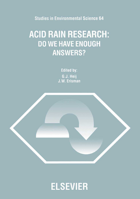 Acid Rain Research: Do We Have Enough Answers? - 