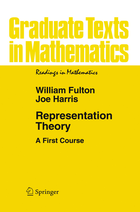 Representation Theory - William Fulton, Joe Harris