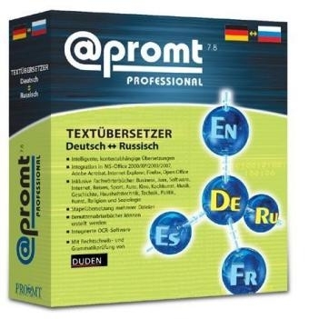 @promt Professional 7.8 Volltextübersetzer Russisch-Deutsch/Deutsch-Russisch