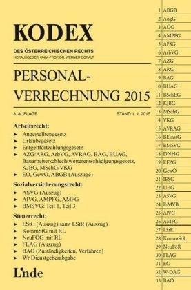 KODEX Personalverrechnung 2015 - Josef Hofbauer