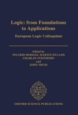 Logic: From Foundations to Applications - 