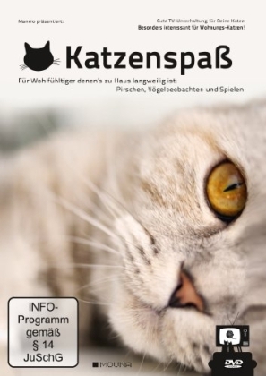 Katzenspaß - Gute TV-Unterhaltung für deine Katze, 1 DVD