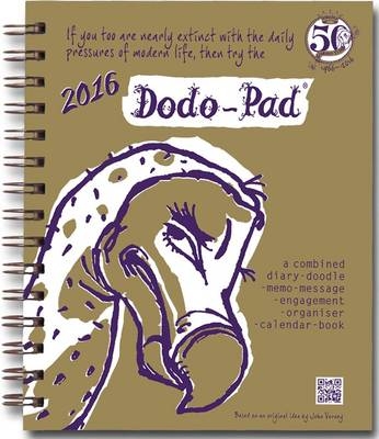 Dodo Pad Mini / Pocket Diary 2016 - Week to View Calendar Year - Naomi McBride