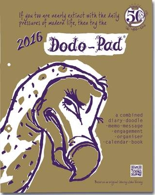 Dodo Pad Loose-Leaf Desk Diary 2016 - Week to View Calendar Year Diary - Naomi McBride