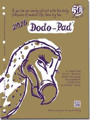 Dodo Pad A4 2/4 Ring/Us Letter 3-Ring/Filofax-Compatible 2016 Universal Diary Refill - Week to View Calendar Year Diary - Naomi McBride