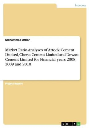 Market Ratio Analyses of Attock Cement Limited, Cherat Cement Limited and Dewan Cement Limited for Financial years 2008, 2009 and 2010 - Mohammad Athar