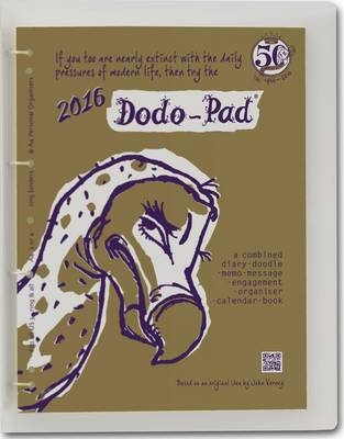 Dodo Pad A4 Universal Diary 2016 c/w Binder - Week to View Calendar Year - Naomi McBride