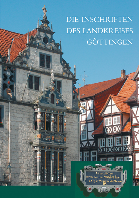 Die Inschriften des Landkreises Göttingen - Sabine Wehking