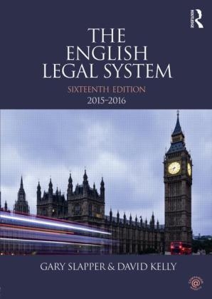 The English Legal System - Gary Slapper