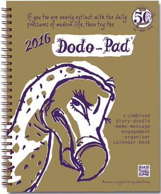 Dodo Pad Desk Diary 2016 - Calendar Year Week to View Diary - Naomi McBride