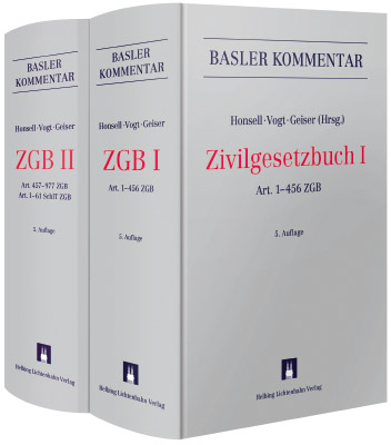 Basler Kommentar Zivilgesetzbuch I + Zivilgesetzbuch II - 