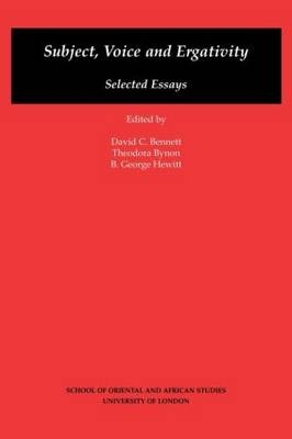 Subject, Voice and Ergativity - N Bennett