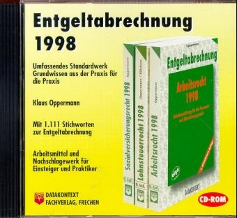 Jahrbuch der Entgeltabrechnung 2000, 1 CD-ROM - 