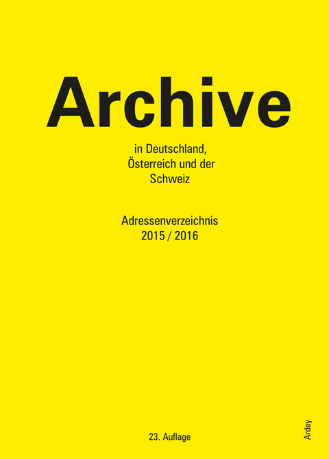 Archive in Deutschland, Österreich und der Schweiz