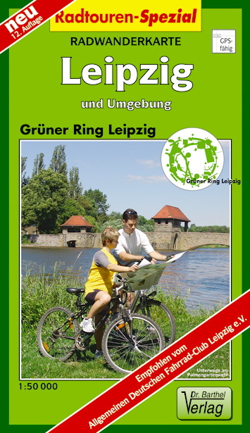 Radwanderkarte Leipzig und Umgebung