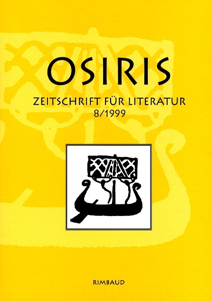 Osiris. Zeitschrift für Literatur und Kunst - 