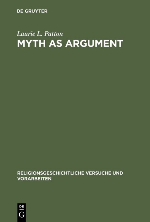 Myth as Argument - Laurie L. Patton