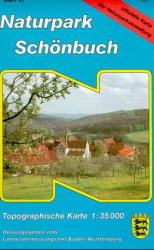 Topographische Sonderkarten Baden-Württemberg. Sonderblattschnitte auf der Grundlage der amtlichen topographischen Karten, meist grössere Kartenformate mit zusätzlichen thematischen Einträgen / Naturpark Schönbuch (WR)