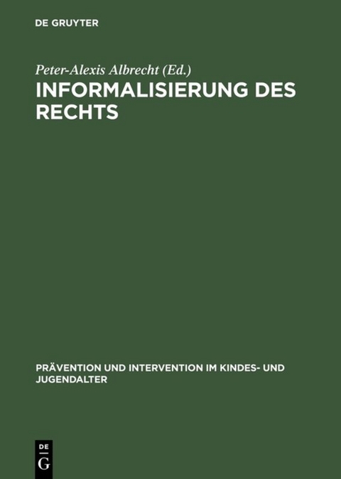 Informalisierung des Rechts - 