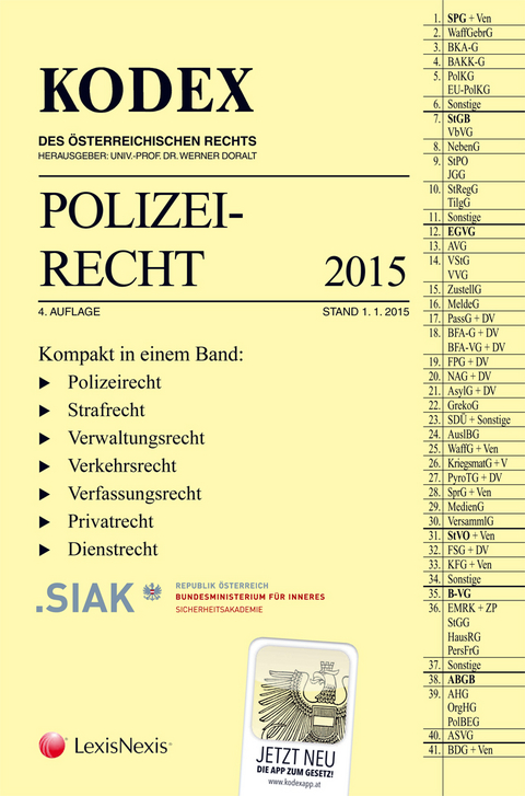 KODEX Polizeirecht 2015