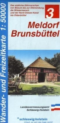 Wander- und Freizeitkarte Meldorf, Brunsbüttel