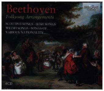 Folksong Arrangements, 6 Audio-CDs - Ludwig van Beethoven