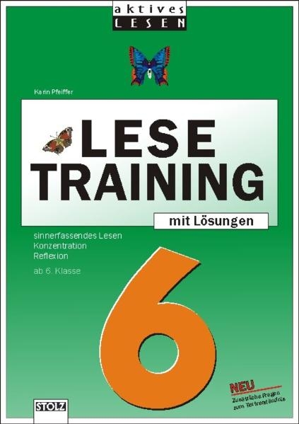 Lustiges Lesetraining 6. Schuljahr - Karin Pfeiffer