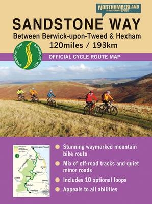 Sandstone Way Cycle Route Map - Northumberland - Ted Liddle