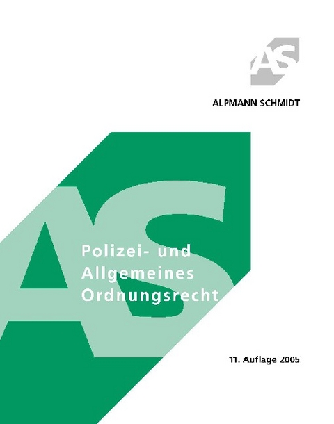 Polizei- und Allgemeines Ordnungsrecht - Holger Schwemer