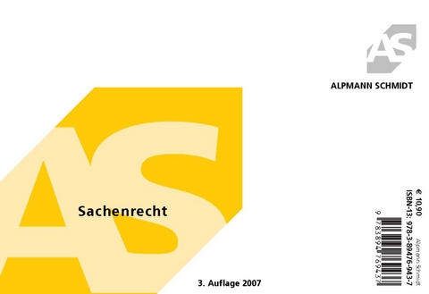 Sachenrecht - Annegerd Alpmann-Pieper, Till Veltmann