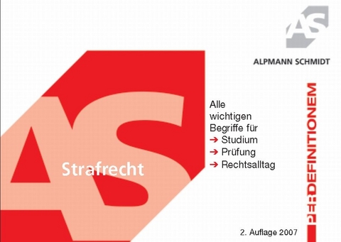 Definitionen Strafrecht - Rolf Krüger