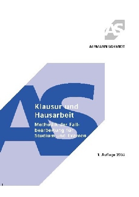 Klausur und Hausarbeit - Uwe Pense