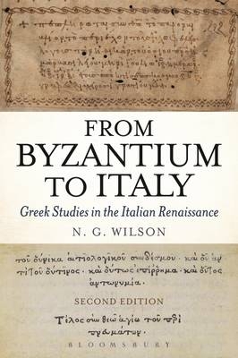 From Byzantium to Italy -  Professor N. G. Wilson