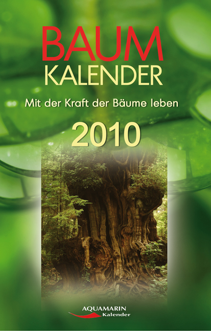 Baum-Kalender -  Aquamarin-Taschen-Kalender