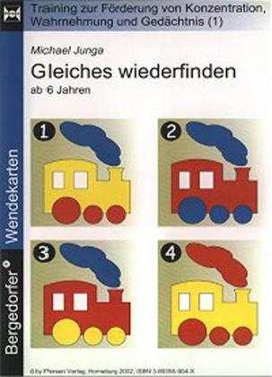 Training zur Förderung von Konzentration, Wahrnehmung und Gedächtnis / Gleiches wiederfinden - Michael Junga