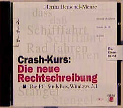 Crash-Kurs, Die neue Rechtschreibung, Windows, 1 Diskette (3 1/2 Zoll) - 