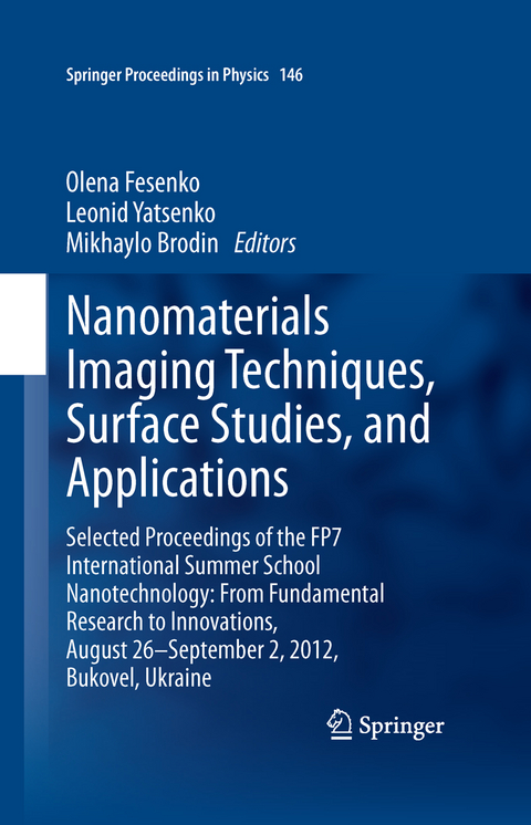 Nanomaterials Imaging Techniques, Surface Studies, and Applications - 
