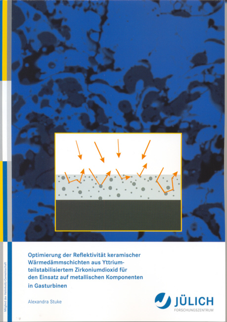 Optimierung der Reflektivität keramischer Wärmedämmschichten aus Yttrium-teilstabilisiertem Zirkoniumdioxid für den Einsatz auf metallischen Komponenten in Gasturbinen - Alexandra Stuke