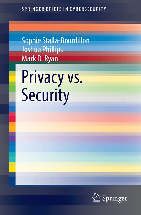 Privacy vs. Security - Sophie Stalla-Bourdillon, Joshua Phillips, Mark D. Ryan