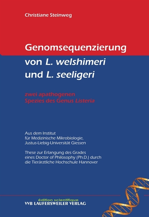 Genomsequenzierung von L. welshimeri und L. seeligeri. Zwei apathogenen Spezies des Genus Listeria - Christiane Steinweg