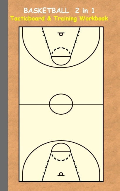 Basketball 2 in 1 Tacticboard and Training Workbook - Theo von Taane