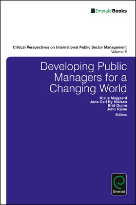 Developing Public Managers for a Changing World - 