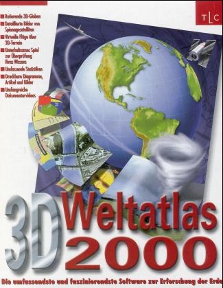 3D Weltatlas 2000, 1 CD-ROM