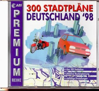 Dreihundert Stadtpläne Deutschland '98, 1 CD-ROM