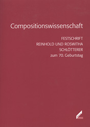 Compositionswissenschaft - Marianne Danckwardt, Rudolf Bockholdt, Irina Paladi