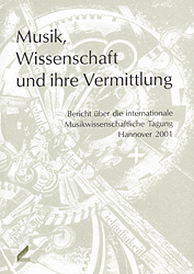 Musik, Wissenschaft und ihre Vermittlung - 