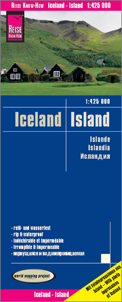 Reise Know-How Landkarte Island / Iceland (1:425.000) - Reise Know-How Verlag Peter Rump