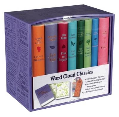Word Cloud Box Set: Lavender - Charlotte Bronte, Louisa May Alcott, Jane Austen, Frances Hodgson Burnett, Lucy Maud Montgomery