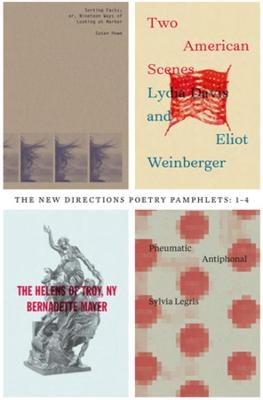 Poetry Pamphlets 1-4 - Lydia Davis, Eliot Weinberger, Susan Howe, Bernadette Mayer